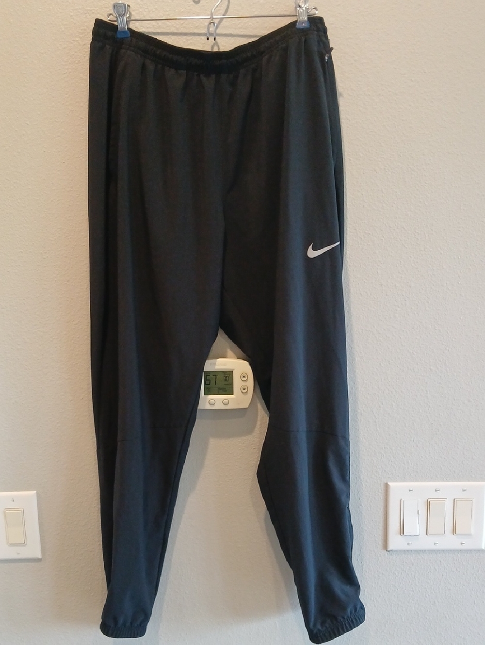 Nike Black Track Pants Running Workout Size Xl Women